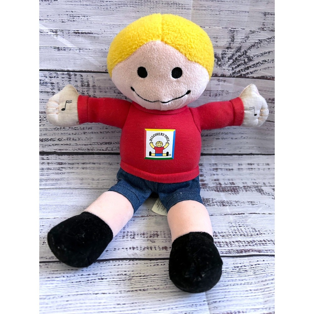 Discovery Toys HAPPY CHILD CIRCLE TIME Doll 13in Soft Bodied Plush 2006